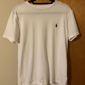 Polo Ralph Lauren solid White black logo t shirt